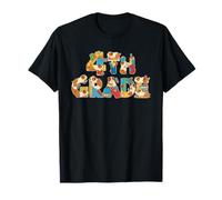 Funny Guinea Pig Fourth Grade Back to School Kids Boys Girls T-Shirt