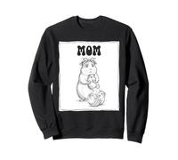 Funny Guinea Pig Mom Mama Kids Girls Womens Mothers Day Sweatshirt