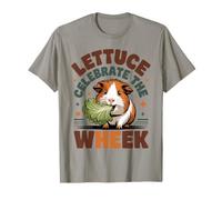 Funny Guinea Pig Pet Animal Lettuce Celebrate The Wheek T-Shirt