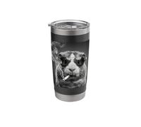 Funny Guinea Pig Smoking Cigarette Photo Booth Meme Stainless Steel Insulated Tumbler
