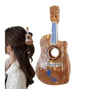 Funny Guitar Hair Tongs Guitar Replaced Claw Pliers | Fancy Guitar Shaped Hair Clips - Fine and Thick Hair Clips, Straight and Fashionable, FO
