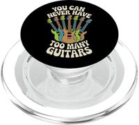 Funny Guitar You Can Never Have Too Many Guitars PopSockets PopGrip for MagSafe
