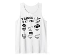 Funny Gun Lover Pro Gun Things I Do Spare Time 2nd Amendment Tank Top