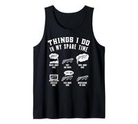 Funny Gun Lover Pro Gun Things I Do Spare Time 2nd Amendment Tank Top