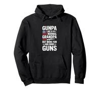 Funny Gunpa Saying Grandpa Who Owns Guns Pullover Hoodie