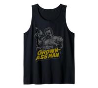 Funny Guy Humor Dude Humor I'm A Grown Ass Man Tank Top