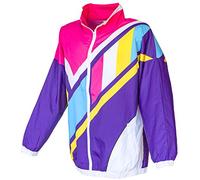 Funny Guy Mugs 80s & 90s Unisex Retro Windbreaker - Runs Large For A Baggy Fit, Dude, S