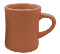 Funny Guy Mugs Classic Retro Diner Coffee Mug - Heavy Duty 10 Oz Stoneware Cup with Easy Grip Handle - Ideal for Hot and Cold Beverages (Brown, 10 Ounce)