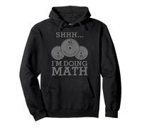 Funny Gym Fitness Doing Math Bodybuilding Weightlifting Pullover Hoodie