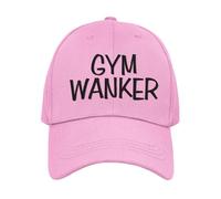 Funny Gym goer Gym Rude Cap Gym Wanker Cap (UK, Alpha, One Size, Pink)