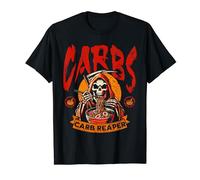 Funny Gym Halloween Carb Reaper Carbo Loading Ramen Lover T-Shirt