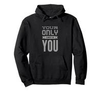 Funny Gym Quotes Your Only Limit Is You Gym Motivational Pullover Hoodie