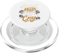 Funny Gym Workout Barbell Math PopSockets PopGrip for MagSafe