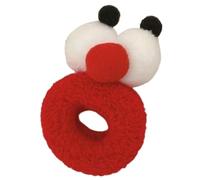 Funny Hair Bobbles, Funny Hair Clips, Ponytail Holder - Highly Elastic, Funny Hair Bobbles with Large Eyes, Daily Hair Accessories for Girls for Playful Styles and a Firm Hold