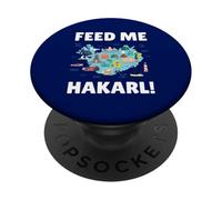 Funny Hakarl Traditional Icelandic Food Shark PopSockets Adhesive PopGrip