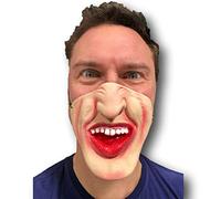 Funny HALF FaceNutty Professor MASK Fancy Dress Stag Party COSTUME