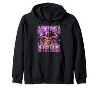 Funny Hallowed Be Thy Gains Gym Jesus Bodybuilding Bootleg Zip Hoodie