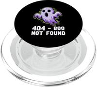 Funny Halloween 404 Boo Not Found PopSockets PopGrip for MagSafe