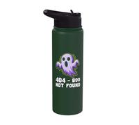 Funny Halloween 404 Boo Not Found Stainless Steel Insulated Water Bottle