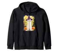 Funny Halloween Alpaca Llama for Women and Children Zip Hoodie