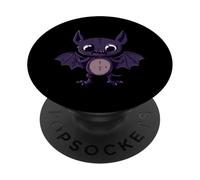 Funny Halloween Bat Bloodsucker Zombie Comic PopSockets Adhesive PopGrip