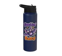 Funny Halloween Bat Feelin Batty Stainless Steel Insulated Water Bottle
