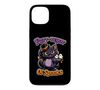 Funny Halloween Black Cat Purr-veyor Of Spooks Case for iPhone 13