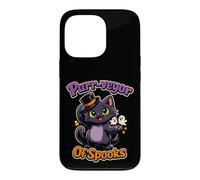 Funny Halloween Black Cat Purr-veyor Of Spooks Case for iPhone 13 Pro