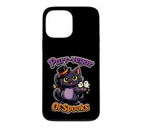Funny Halloween Black Cat Purr-veyor Of Spooks Case for iPhone 13 Pro Max