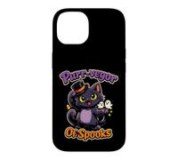 Funny Halloween Black Cat Purr-veyor Of Spooks Case for iPhone 14