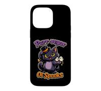 Funny Halloween Black Cat Purr-veyor Of Spooks Case for iPhone 14 Pro Max