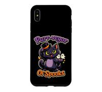 Funny Halloween Black Cat Purr-veyor Of Spooks Case for iPhone XS Max