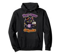 Funny Halloween Black Cat Purr-veyor Of Spooks Pullover Hoodie
