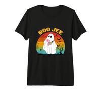 Funny Halloween Boo Ghost Costume Boojee Retro Boo JEE Ghost Premium T-Shirt