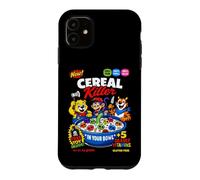 Funny Halloween Cereal Killer Skull Breakfast Cartoon Design Case for iPhone 11