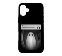 Funny Halloween Doorbell Ghost Caught On Camera Spooky Case for iPhone 16 Plus