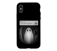 Funny Halloween Doorbell Ghost Caught On Camera Spooky Case for iPhone X/XS