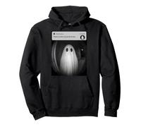 Funny Halloween Doorbell Ghost Caught On Camera Spooky Pullover Hoodie
