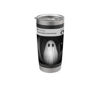Funny Halloween Doorbell Ghost Caught On Camera Spooky Stainless Steel Insulated Tumbler