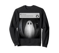 Funny Halloween Doorbell Ghost Caught On Camera Spooky Sweatshirt
