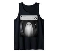 Funny Halloween Doorbell Ghost Caught On Camera Spooky Tank Top