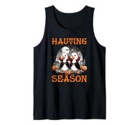 Funny Halloween Farm Animals Haunting Season Duck Tank Top