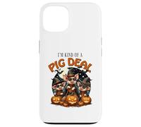 Funny Halloween Farm Animals I'm Kind Of A Pig Deal Case for iPhone 13