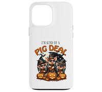 Funny Halloween Farm Animals I'm Kind Of A Pig Deal Case for iPhone 13 Pro Max