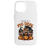 Funny Halloween Farm Animals I'm Kind Of A Pig Deal Case for iPhone 14