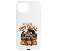 Funny Halloween Farm Animals I'm Kind Of A Pig Deal Case for iPhone 15 Plus