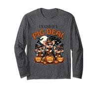 Funny Halloween Farm Animals I'm Kind of A Pig Deal Long Sleeve T-Shirt