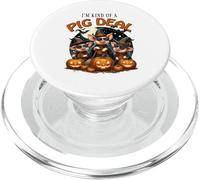 Funny Halloween Farm Animals I'm Kind Of A Pig Deal PopSockets PopGrip for MagSafe