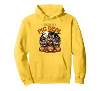 Funny Halloween Farm Animals I'm Kind Of A Pig Deal Pullover Hoodie