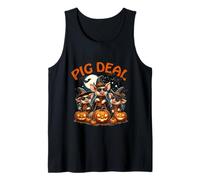 Funny Halloween Farm Animals I'm Kind of A Pig Deal Tank Top
